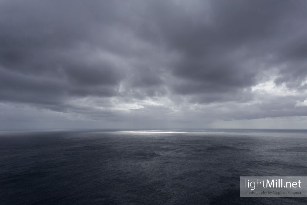 Cloudy sea on Madeira